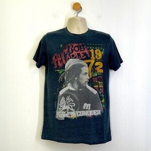 Bob Marley - 1972 Bob Marley I Come To Conquer Graphic T Shirt Size Medium